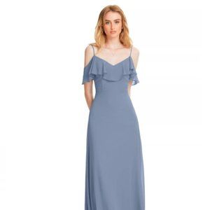 Bridesmaid dress - Bill Levkoff Size 4 Slate Gray